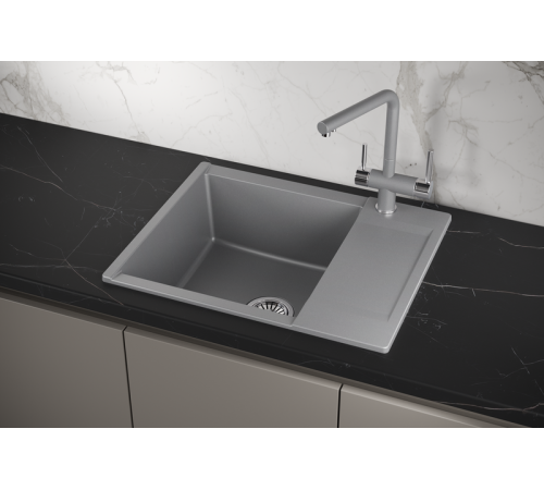Кухонная мойка Granula 6202, АЛЮМИНИУМ