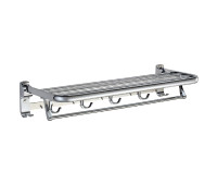 Полка для полотенец Savol S-007099, хром