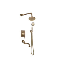 Душевая система встраиваемая Bronze de Luxe WINDSOR 10137R, бронза