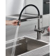 Смеситель для кухни с подключением фильтра для воды Rose R358T, оружейная сталь