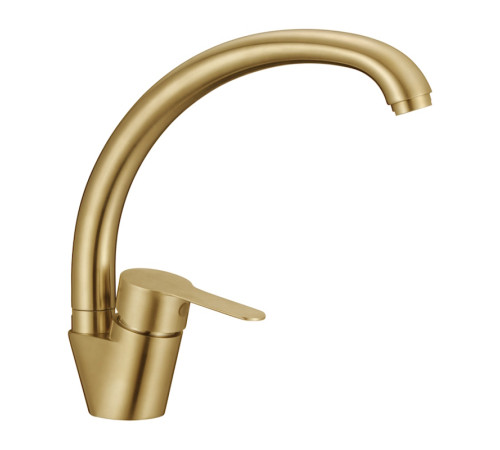 Смеситель для кухни Fmark FS8234C, матовое золото