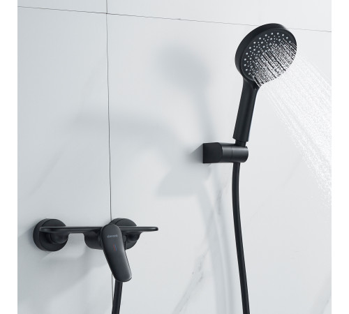 Смеситель для душа Shevanik S4716H, черный