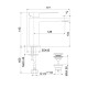 Смеситель для раковины Fiore KUBE 100NN8515, черный