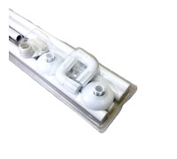 Карниз угловой для ванной  Savol SK-8017S, белый