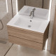 Раковина Paola Nero 800 ST-W, белый