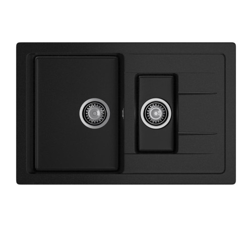 Кухонная мойка GranFest QUADRO 775KL, черный