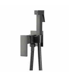 Гигиенический душ со смесителем FRAP F7506-9, оружейная сталь