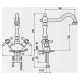 Смеситель для раковины Rav Slezak Morava Eco MK520.5/8SM
