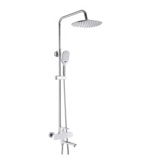 Душевая система Rose R2136F, белый/хром