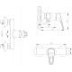 Смеситель для душа Bravat Drop-D F948162C-01, хром