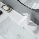 Смеситель для раковины Shevanik S4001C, белый