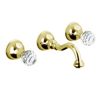 Смеситель для раковины Webert Karenina KA750404010, золото