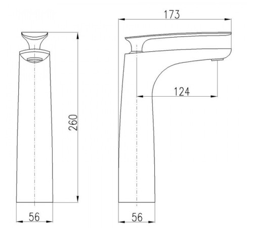 Смеситель для раковины Rav Slezak Tigris TG130.5BC