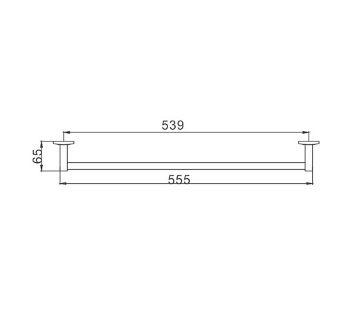 Полотенцедержатель FRAP F3301, хром