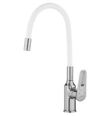 Смеситель для кухни с гибким изливом Savol S-600606A, хром