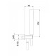 Душевой гарнитур Webert Shower Set AC1045794, матовое золото