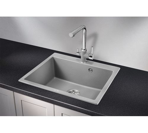 Кухонная мойка Granula 6001, АЛЮМИНИУМ