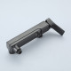 Смеситель для ванны FRAP F3284-9, оружейная сталь