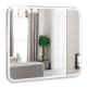 Зеркало Silver Mirrors Стив 700х680 - 2 (подогрев, сенсорный выключатель)