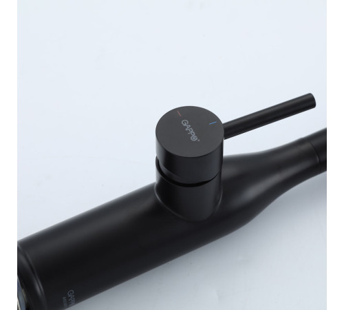 Смеситель для кухни с гибким изливом GAPPO G4098-26, черный