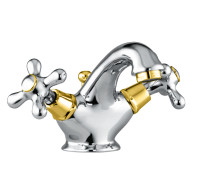 Смеситель для раковины Fiore MARGOT 26CO0622, хром/золото