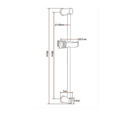 Душевой гарнитур ESKO SR753, хром