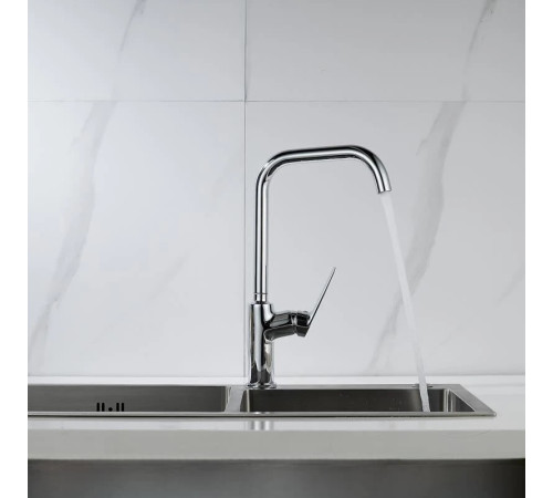 Смеситель для кухни Knotlor KN-61, хром