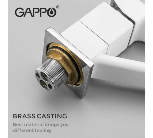 Смеситель для кухни GAPPO G4517-8, белый