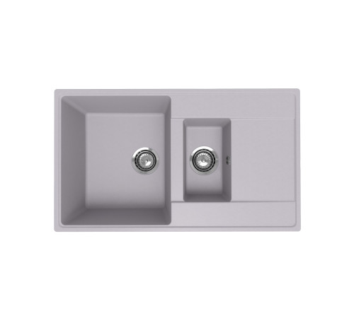 Кухонная мойка Ulgran Quartz Prima 860 1,5K-04, платина