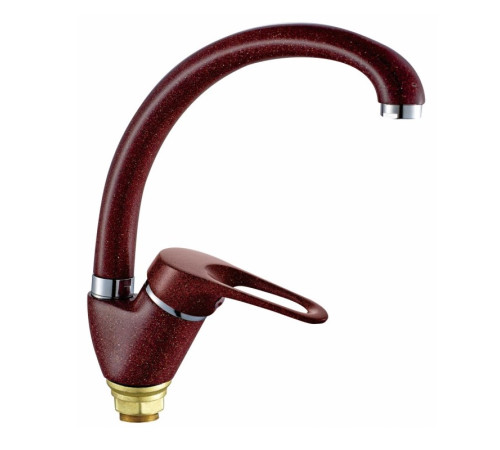 Смеситель для кухни Haiba HB4113-11, бордовый