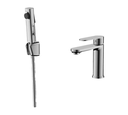 Смеситель для раковины с гигиеническим душем Maretti Флоренция FLG32RF70, хром