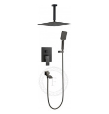 Душевая система встраиваемая FILARETE Waterfall FL1012BG, графит