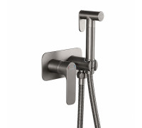 Гигиенический душ со смесителем GAPPO G7248-92, оружейная сталь