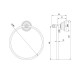 Кольцо для полотенец BRAVAT D7286G-SW, золотой