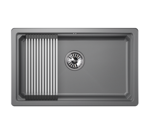Кухонная мойка Granula 7303U, АЛЮМИНИУМ
