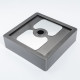 Раковина чаша GAPPO (36 см) GX201-9, оружейная сталь