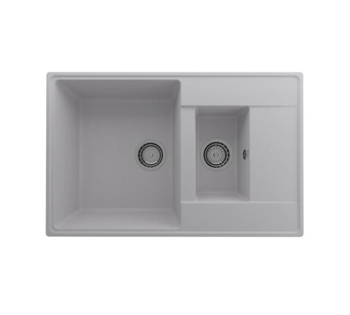 Кухонная мойка Ulgran Quartz Prima 780 1,5K-04, платина