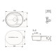 Кухонная мойка Ulgran Quartz Nora 585-05, бетон