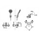 Смеситель для душа Bravat Slim F9332366CP-01-RUS, хром