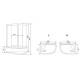 Душевая кабина Timo Lux T-7720L, 120x85x220