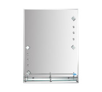 Зеркало с полочкой Frap F692, 600х450
