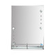 Зеркало с полочкой Frap F692, 600х450