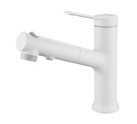 Смеситель для раковины многофункциональный Raffine F281C, белый