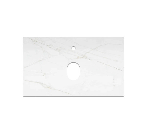 Столешница La Fenice Granite Gray Structural Terra 80 см, белая