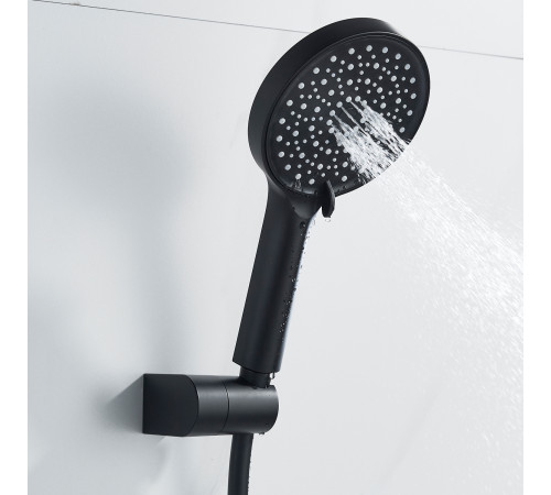 Смеситель для душа Shevanik S4716H, черный