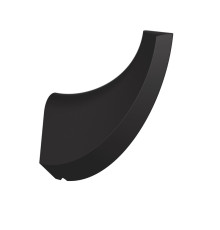 Крючок для ванной комнаты Knotlor RH103BL, черный