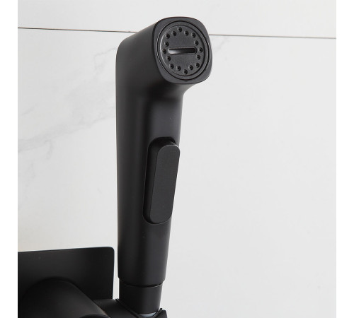 Гигиенический душ со смесителем FRAP F7586-26, черный