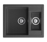 Кухонная мойка GranFest QUADRO 610K, графит