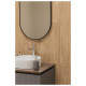 Зеркало Silver Mirrors Aurora 500х1000 (алюм. профиль, цвет черный )