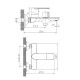 Смеситель для ванны Haiba HB60505, хром